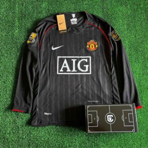 ⚽ Camiseta Manchester United Visitante CR7 2007/2008 - Manga Larga