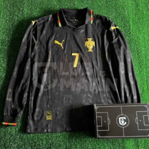 ⚽ Camiseta Portugal Pantera Negra 2026 CR7 - Manga Larga