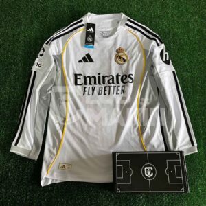 ⚽ Camiseta Real Madrid Local 2025/2026 - Manga Larga