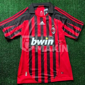 ⭐ Camiseta Milan Local 2007/2008 Kaká Versión Fan - Manga Corta
