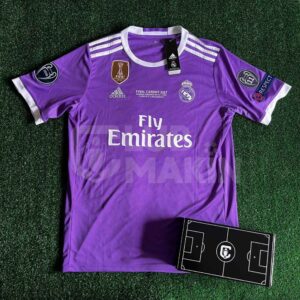 ⭐ Camiseta Real Madrid Visitante CR7 2016/2017 Versión Fan - Manga Corta