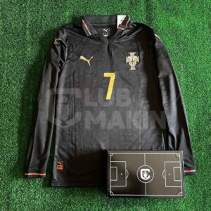 ⭐ Camiseta Portugal Pantera Negra 2026 CR7 Versión Jugador - Manga Larga